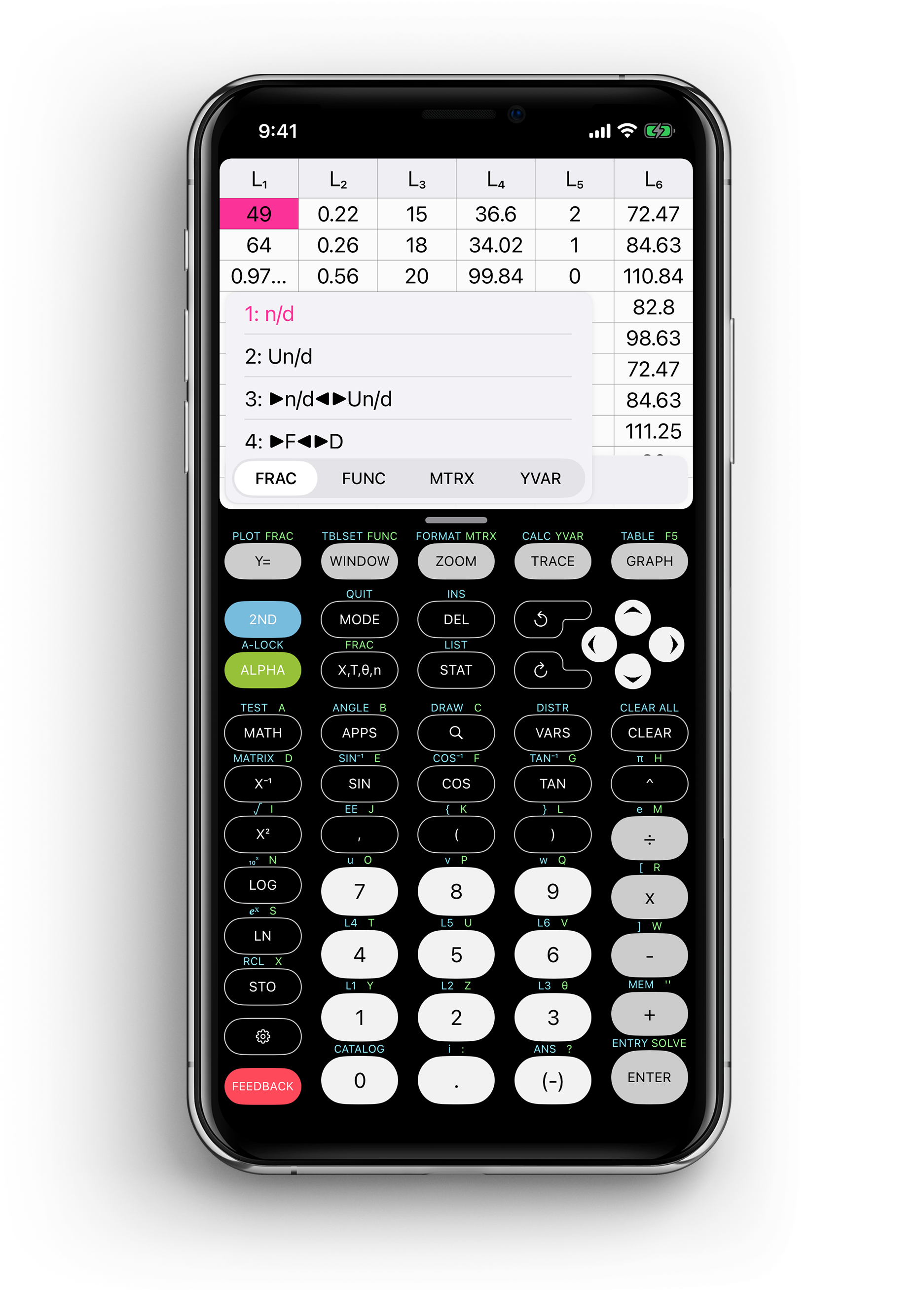 Calculate84 app screenshot showing with you, always